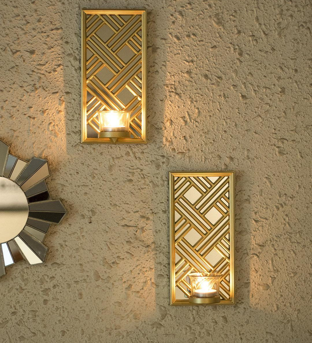 Decorative Indoor Wall Sconce Candle Holders - MARKET 99