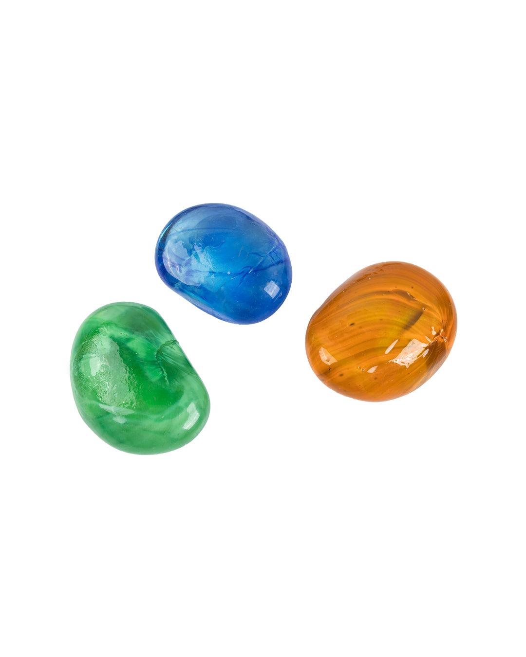 Decorative Pebbles, Multicolour, Glass - MARKET 99