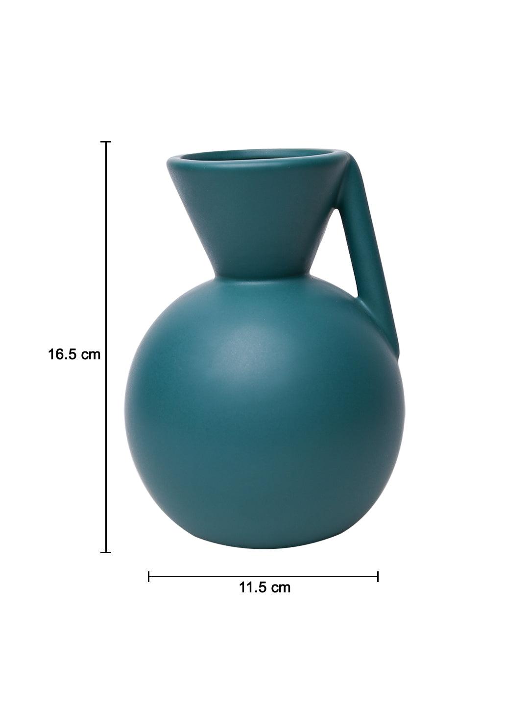 Deep Sea Green Decorative Vase - MARKET 99
