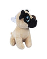 DIMPLY STUFF Dog Standing Stuffed Animal (15cm, Light Brown) - Plush Toy - MARKET 99