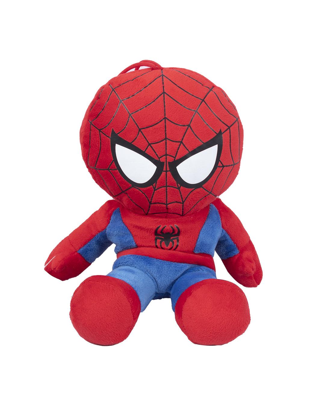 DIMPY STUFF Spiderman Stuffed Soft Toy (30 Cm, Red & Blue) - Plush Toy - MARKET 99