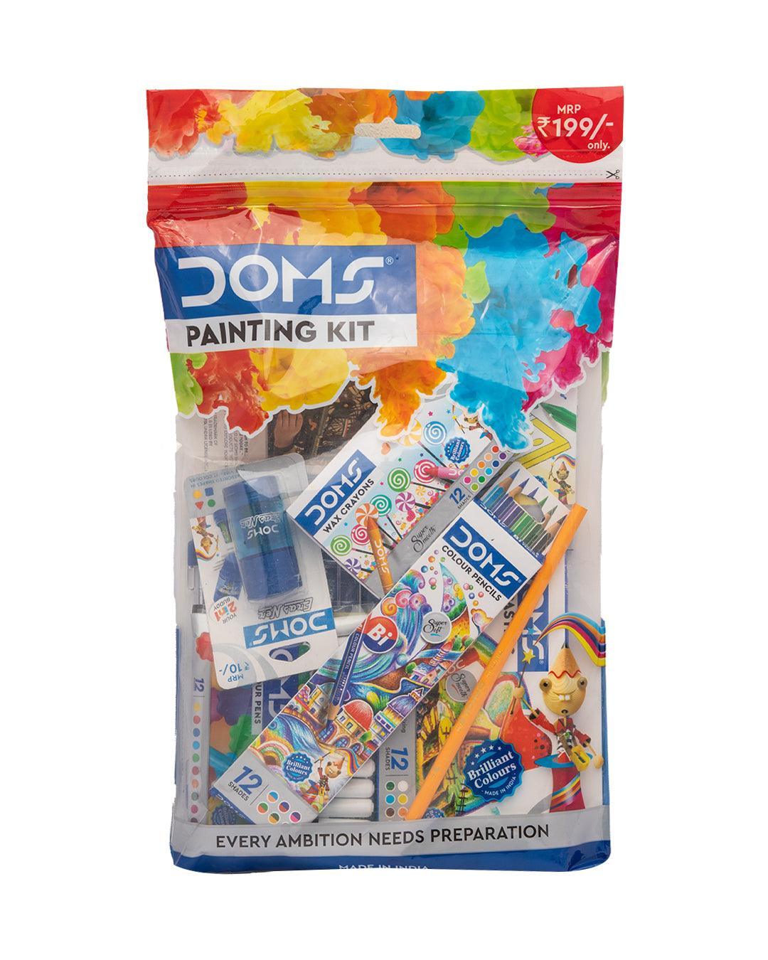 Buy DOMS Painting Kit, Assorted Colours, Plastic at the best price on ...