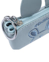 Donati Coin Pouch, Bunny Print, Light Blue, PU Leather - MARKET 99