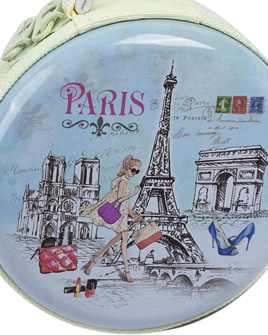 Donati Coin Pouch, Wallet, Eiffel Tower, Multicolour, Plastic - MARKET 99