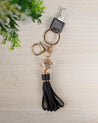 Donati Key Chain, Tassel Design, Black, PU Leather, - MARKET 99