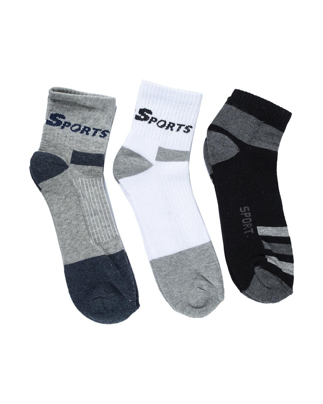 Donati Men Premium Sports Socks - 3 Pair - MARKET 99