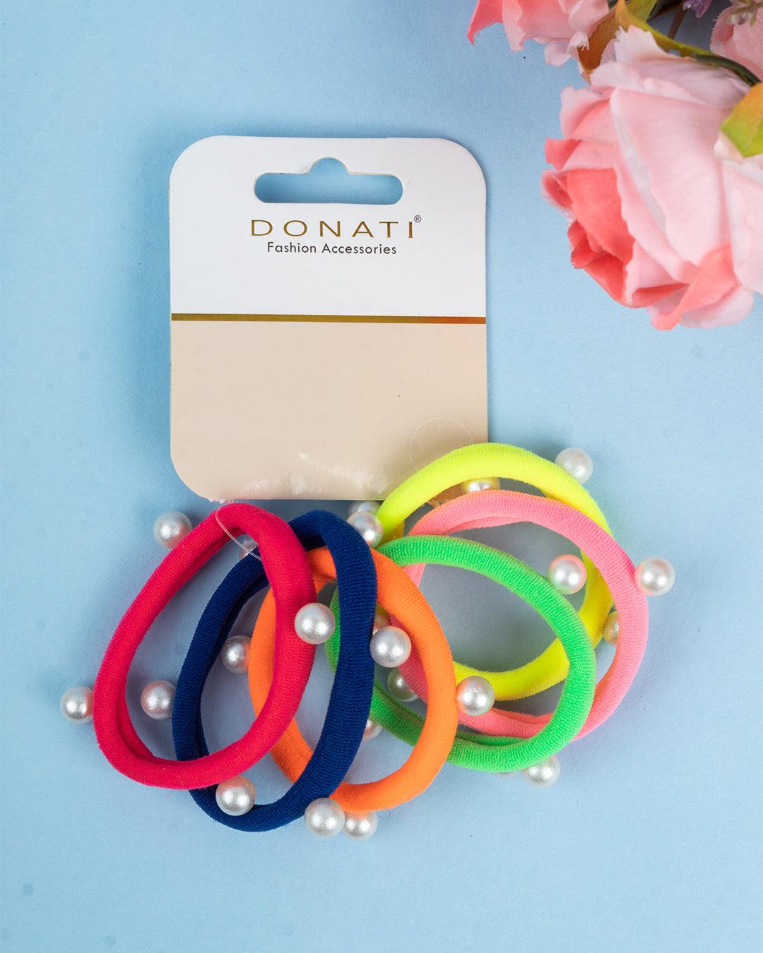 Donati Rubber Bands, Multicolour, Nylon, Set of 12 - MARKET 99