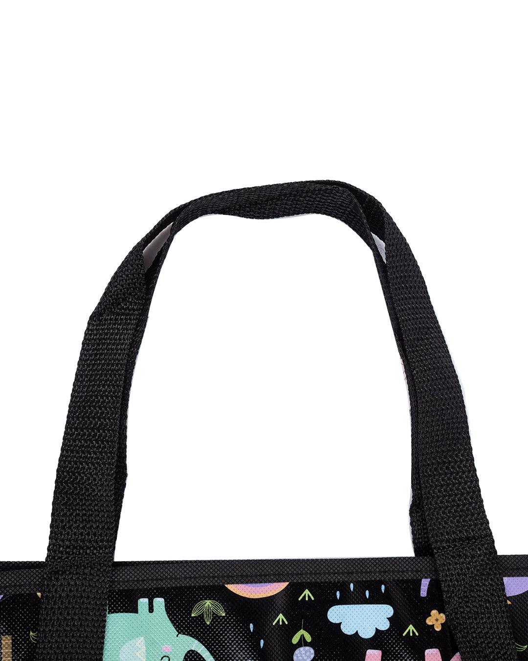 Donati Shopping Bag, Black, Plastic - MARKET 99