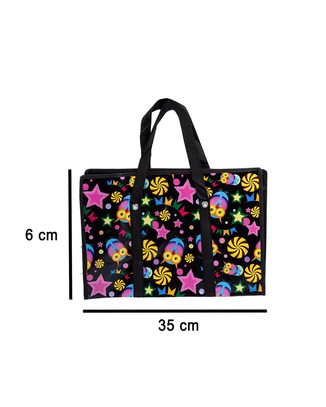 Donati Shopping Bag, Black, Plastic - MARKET 99