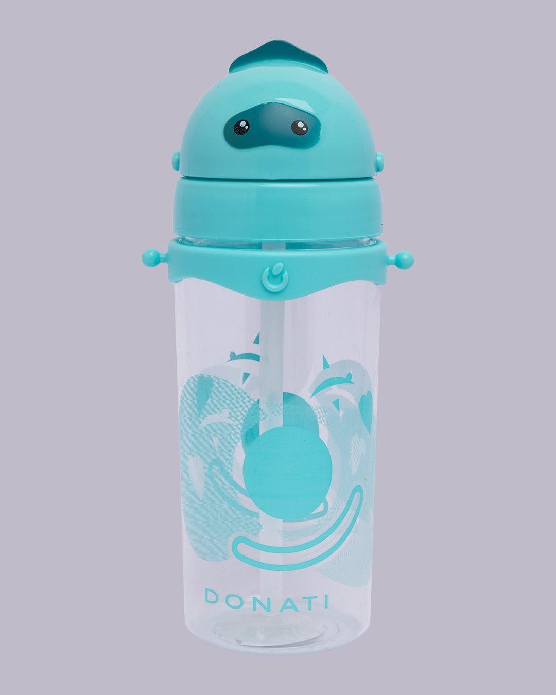 Donati Sipper, for Kids, Bottle, Blue, Plastic, 500 mL - MARKET 99