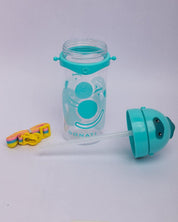 Donati Sipper, for Kids, Bottle, Blue, Plastic, 500 mL - MARKET 99