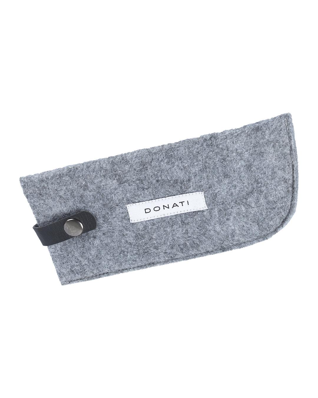 Donati Sunglass Case with Touch Button (Grey Pouch For Eyewear Sunglasses) - MARKET 99