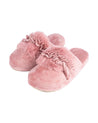 Donati Woman Fluffy Slippers, Peach, Polyester - MARKET 99