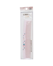 Double Tooth Hair Comb, Pink, Plastic - MARKET 99