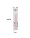 Double Tooth Hair Comb, Pink, Plastic - MARKET 99