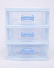 Drawer, Modern Design, 3 Layer Drawer, Blue, Plastic - MARKET 99