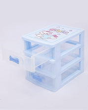 Drawer, Modern Design, 3 Layer Drawer, Blue, Plastic - MARKET 99