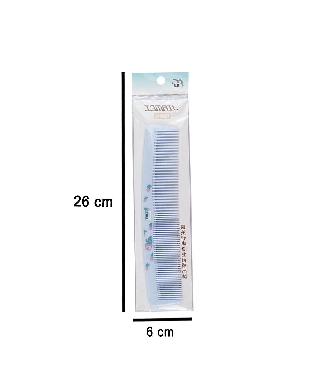 Dressing Double Tooth Hair Comb, Blue, Plastic - MARKET 99