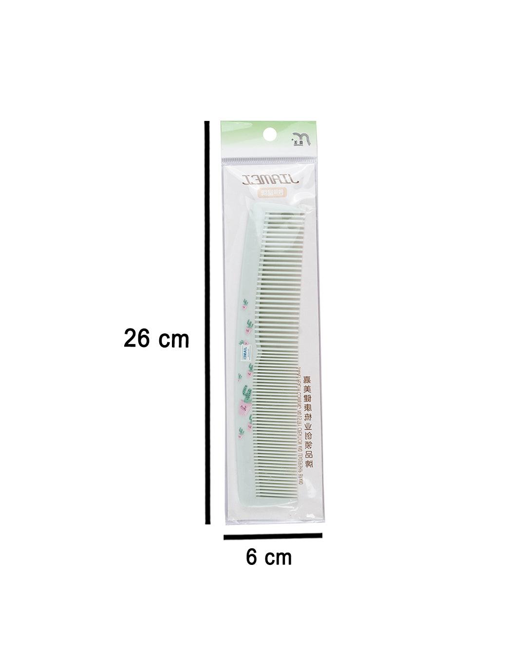 Dressing Double Tooth Hair Comb, Green, Plastic - MARKET 99