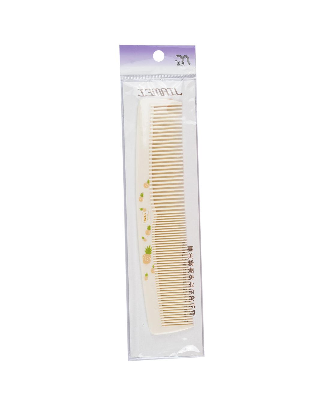 Dressing Double Tooth Hair Comb, Yellow, Plastic - MARKET 99