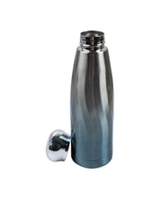 Dual Shade Water Bottle, Temperature Retention, Blue, Stainless Steel, 350ML - MARKET 99