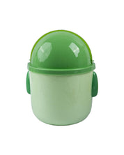 Dustbin, Green, Plastic, Set of 2 - MARKET 99