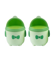 Dustbin, Green, Plastic, Set of 2 - MARKET 99