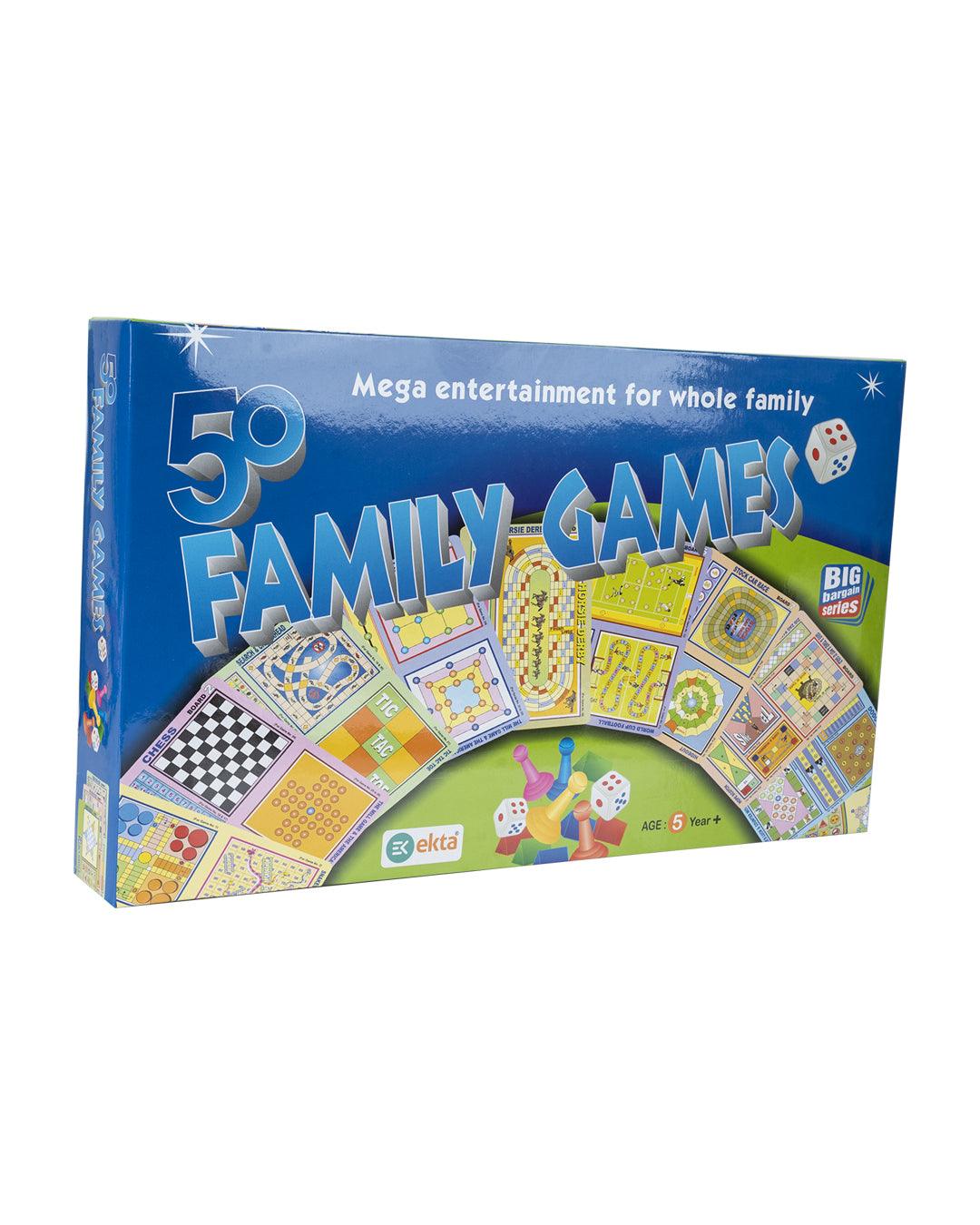 EKTA 50 Family Games - For Child Age 5 & Up - MARKET 99