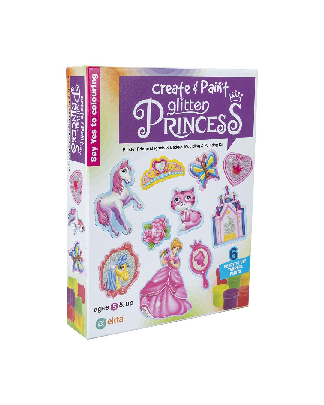 EKTA Create N Paint Glitter Princess - For Child Age 5 & Up - MARKET 99