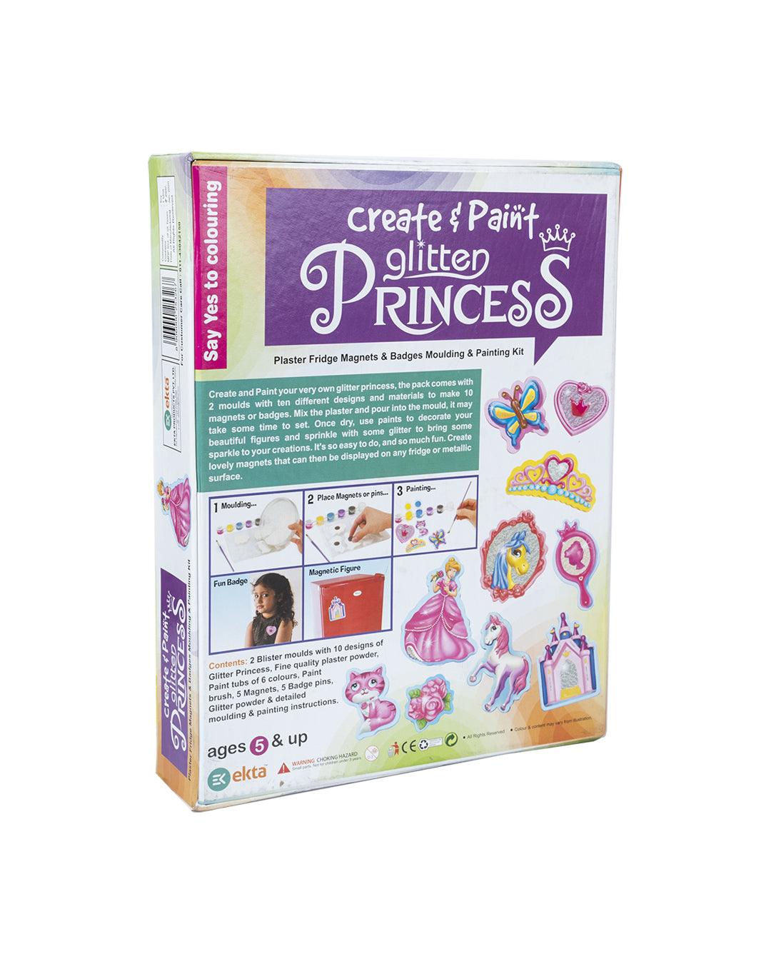 EKTA Create N Paint Glitter Princess - For Child Age 5 & Up - MARKET 99