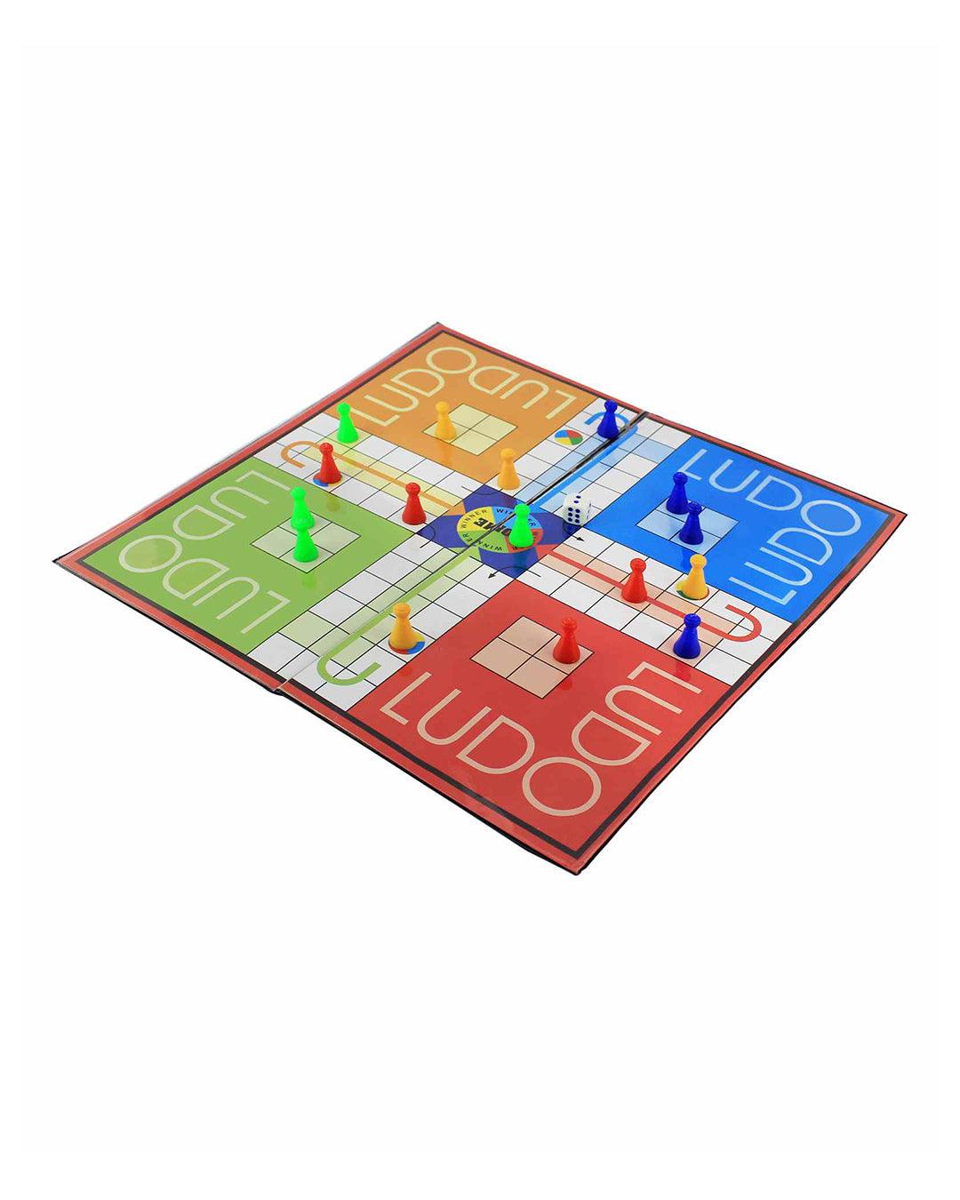EKTA Ludo And Snakes & Ladders Board Game - For Child Age 5 & Up (2-4 Players) - MARKET 99