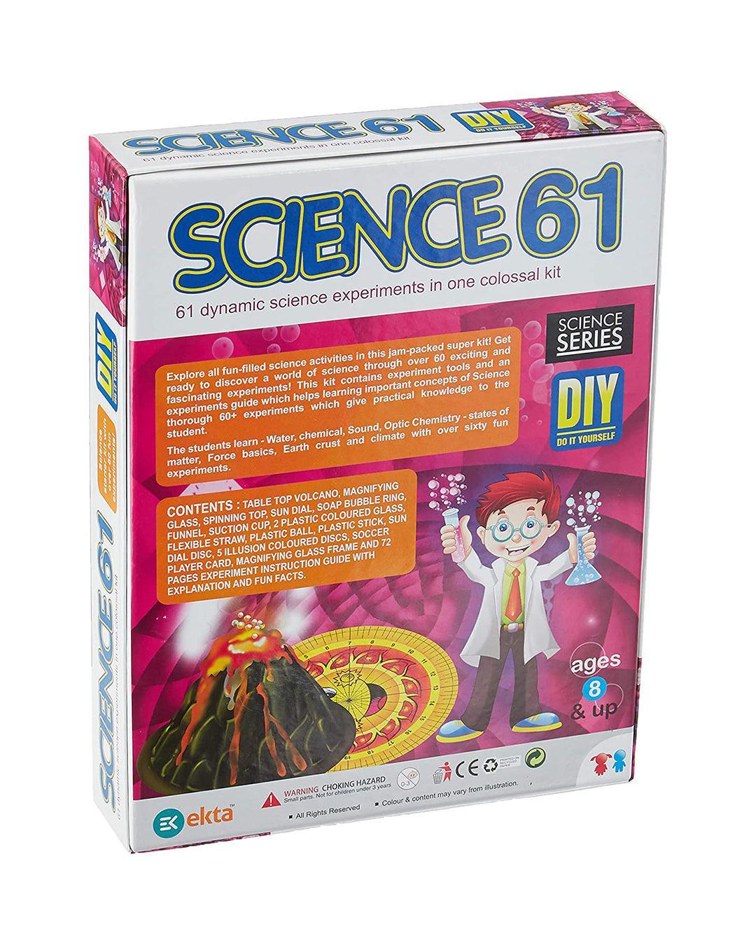 EKTA Science (61 Experiments) - For Child Age 8 & Up - MARKET 99