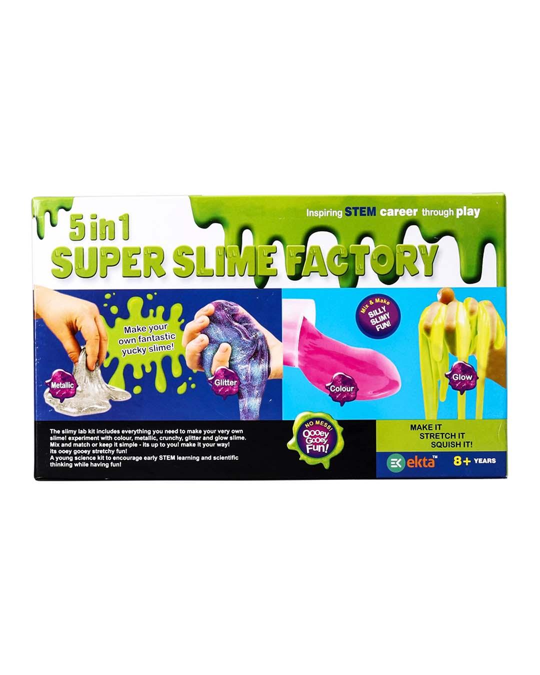 Ekta Toys 5 In 1 Slime Molding Clay Factory Making Kit for Kids - Moulding Clay - MARKET 99