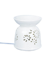 Electric Aroma Burner, Reed Diffuser, Essential Oil Diffuser, White, Ceramic - MARKET 99