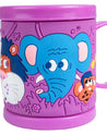 Elephant Mug for Kids, Purple, Plastic, 280 mL - MARKET 99