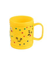 Emoji Print Children Milk Mug, Yellow, Plastic, 280 mL - MARKET 99