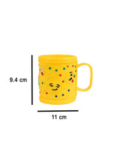 Emoji Print Children Milk Mug, Yellow, Plastic, 280 mL - MARKET 99