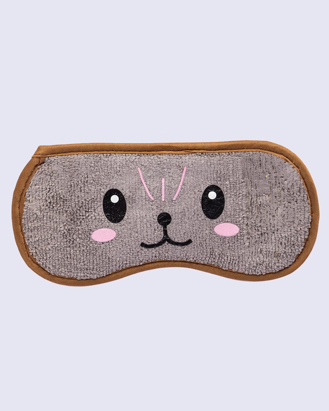 Eye Mask, Grey, Polyester - MARKET 99