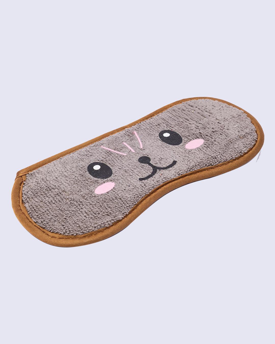 Eye Mask, Grey, Polyester - MARKET 99