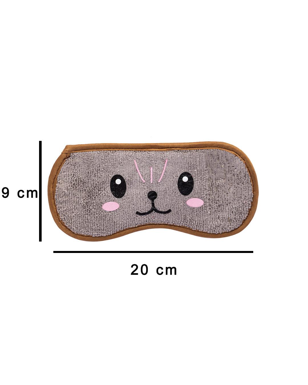 Eye Mask, Grey, Polyester - MARKET 99