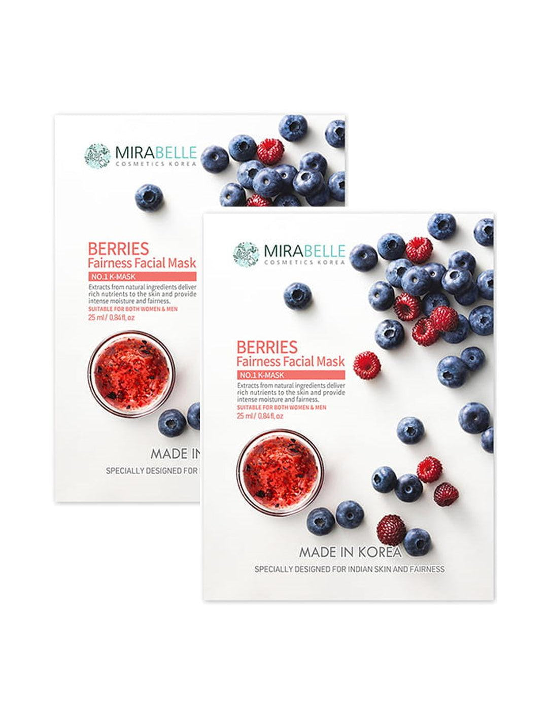 Facial Sheet Mask Set Of 2 - MARKET 99