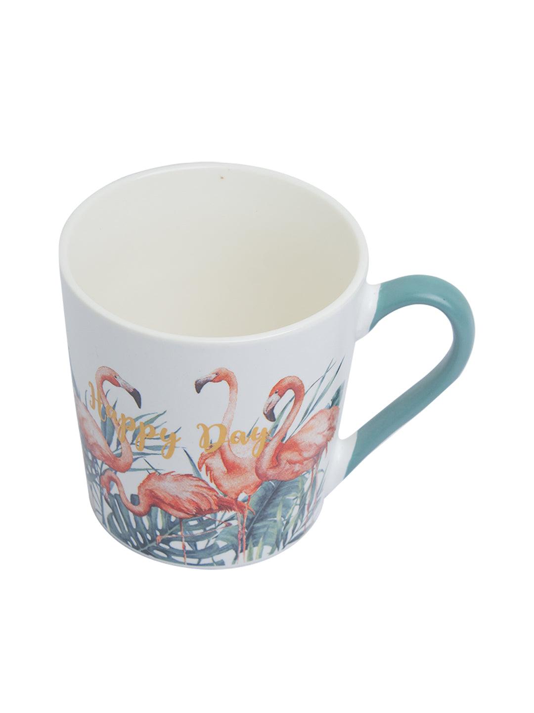 Flamingo Ceramic Mug - 400mL, Multi - MARKET 99