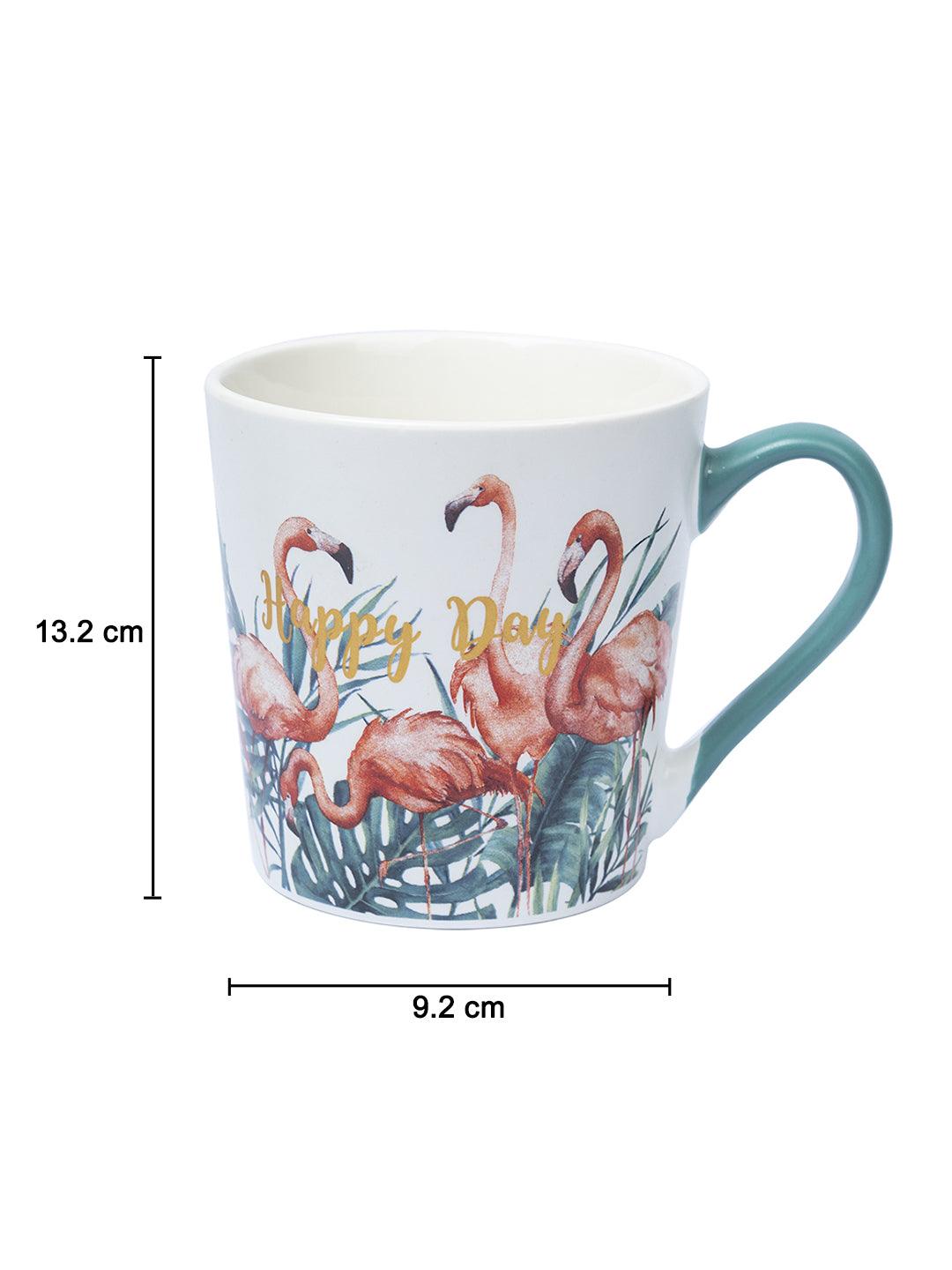 Flamingo Ceramic Mug - 400mL, Multi - MARKET 99