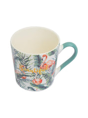 Flamingo Theme Coffee Mug - 400mL, Multi - MARKET 99