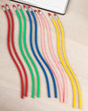 Flexible Bendy Pencils With Eraser, Multicolour, Plastic, Set of 10 - MARKET 99