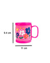 Flower Print Milk Mug for Children, Pink, Plastic, 280 mL - MARKET 99