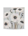 Flowers Hand Made Oil Painting, Gallery Wrapped, White, Canvas - MARKET 99