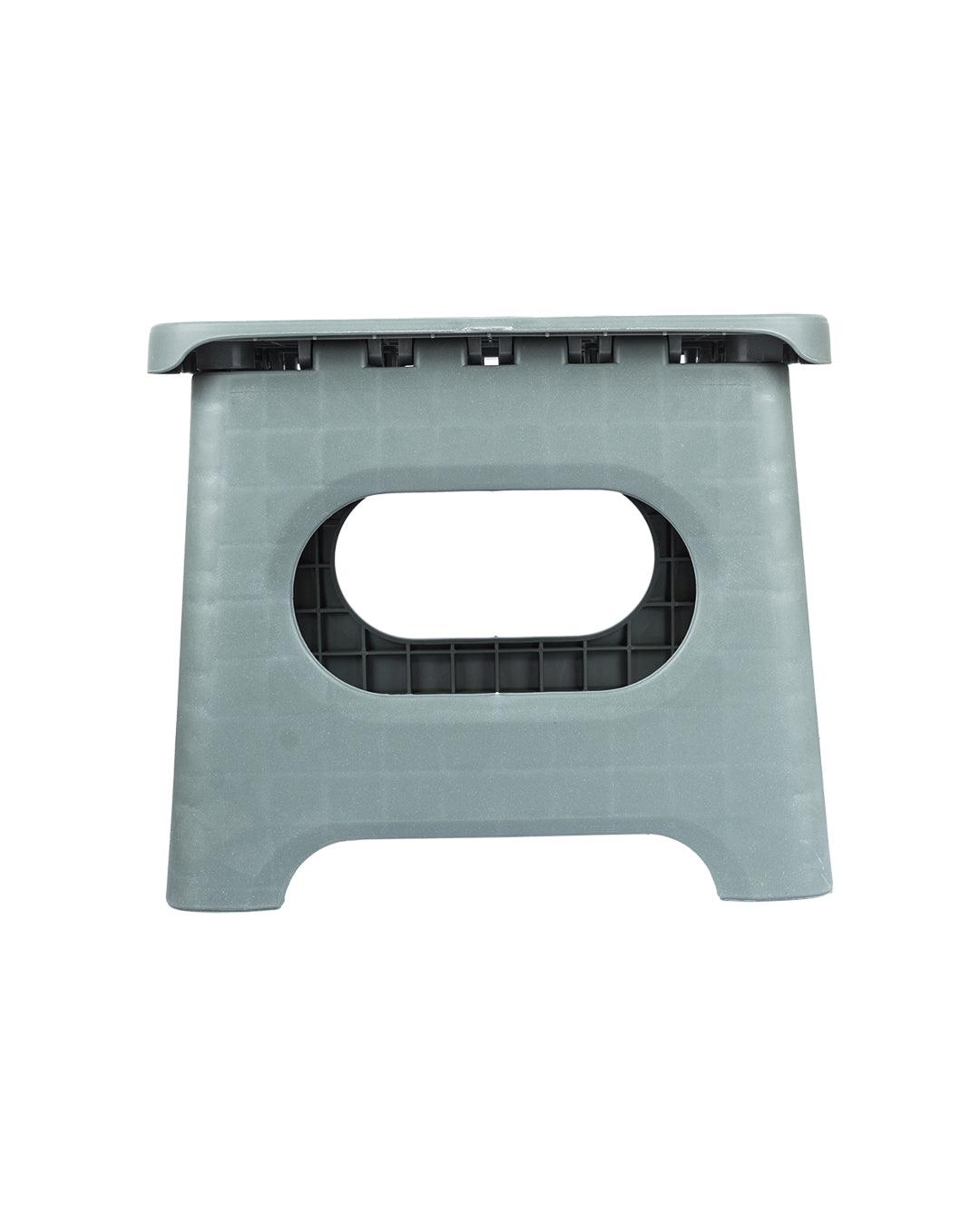 Folding Stool, Green, Plastic - MARKET 99