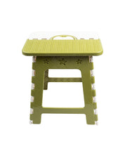 Folding Stool, Olive Green, Plastic - MARKET 99