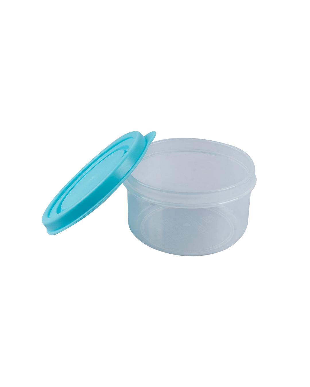 Food Storage Containers, Blue, Plastic, Set of 3, 160 mL - MARKET 99